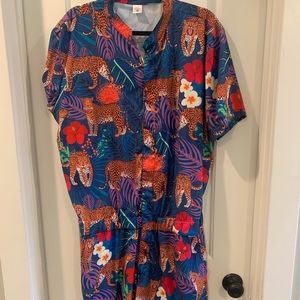 Wild plus size romper